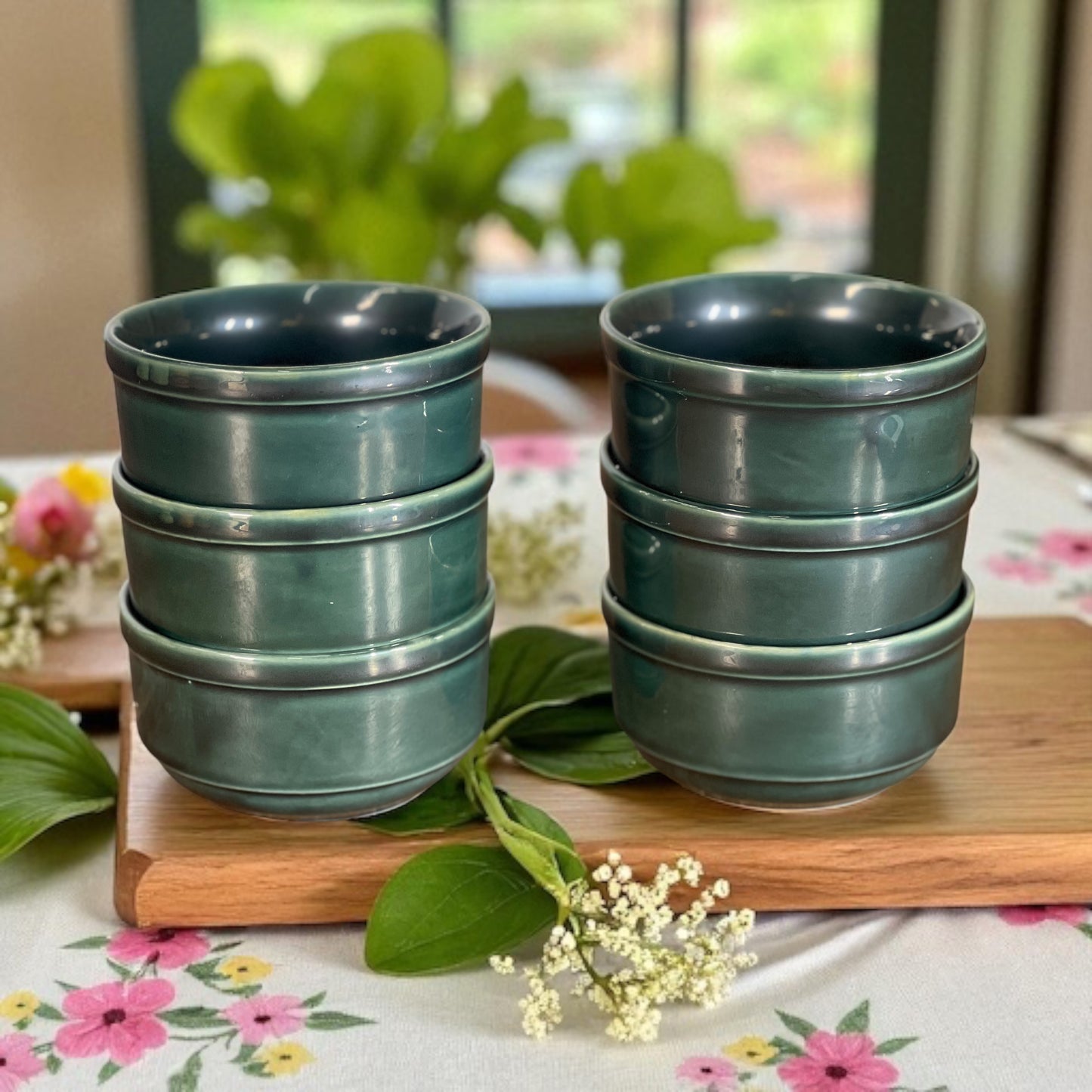 The Studio Green Bowls Set of 6