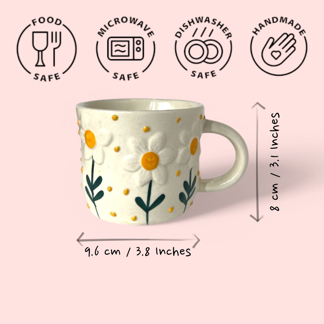 Two Big Sunflower Mugs