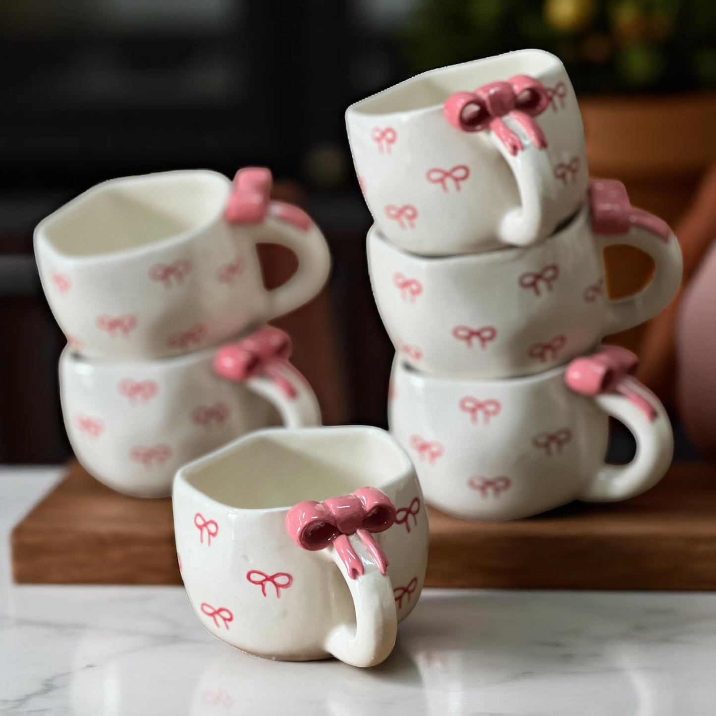 Bow Down Mugs Set of 6