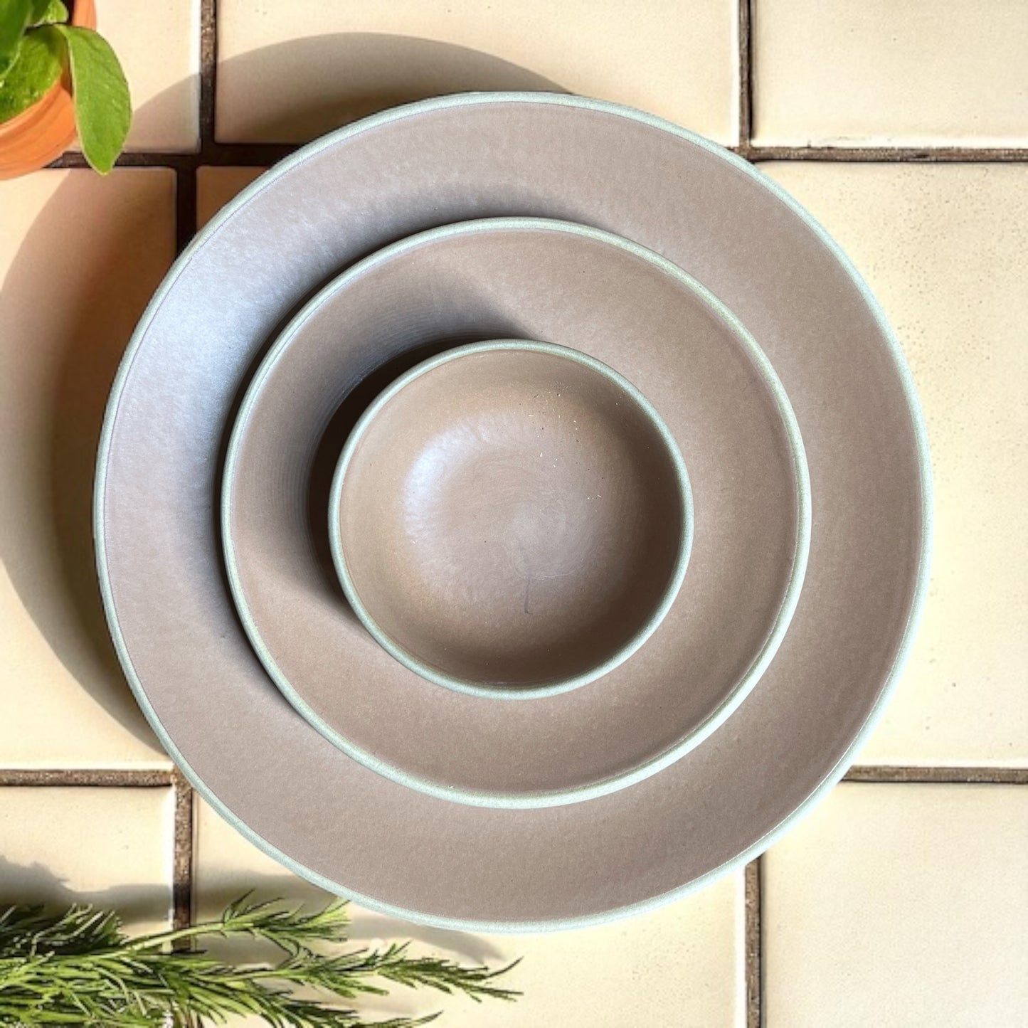 Earthy Brown Dinner set (18pcs)