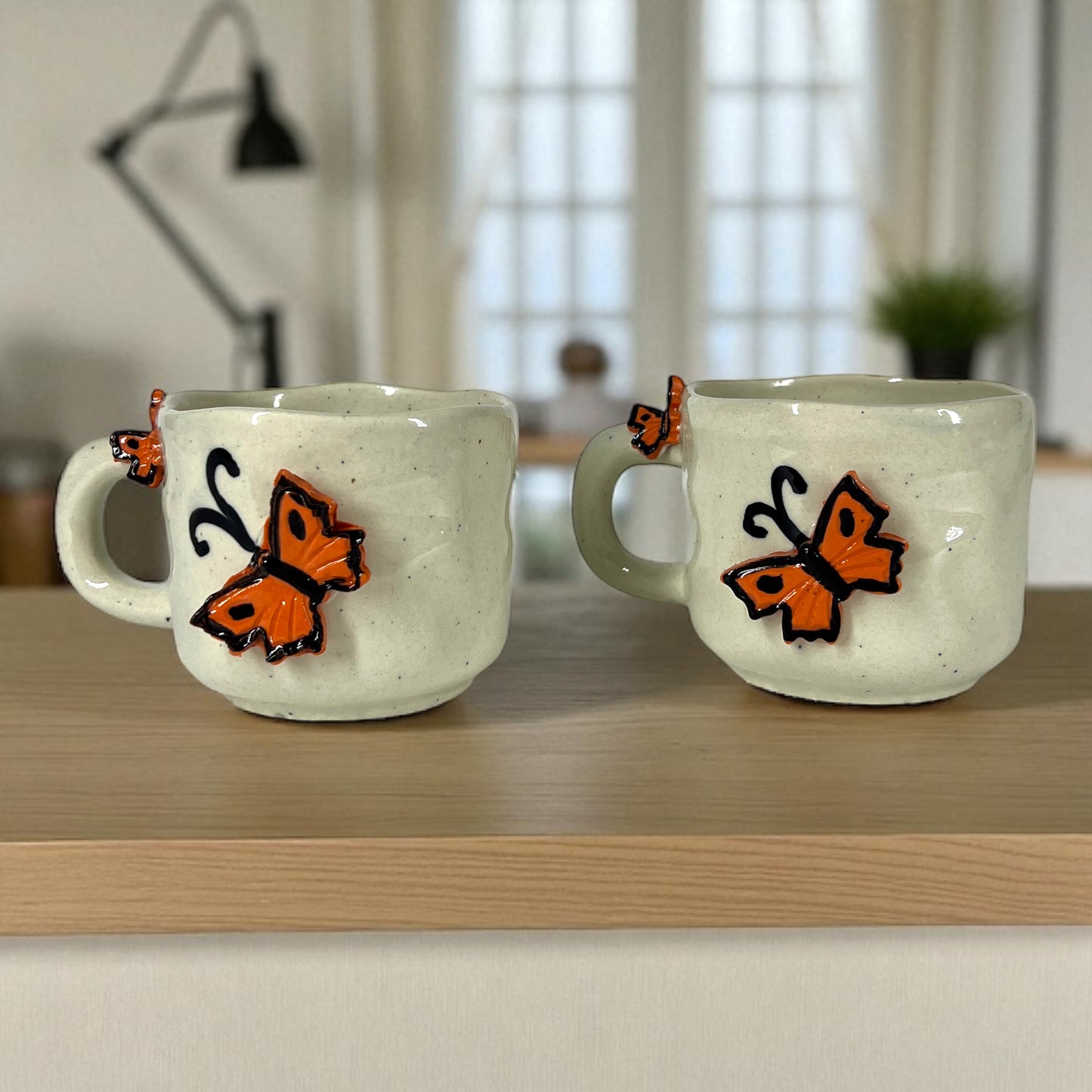 Butterfly Mug Set of 2