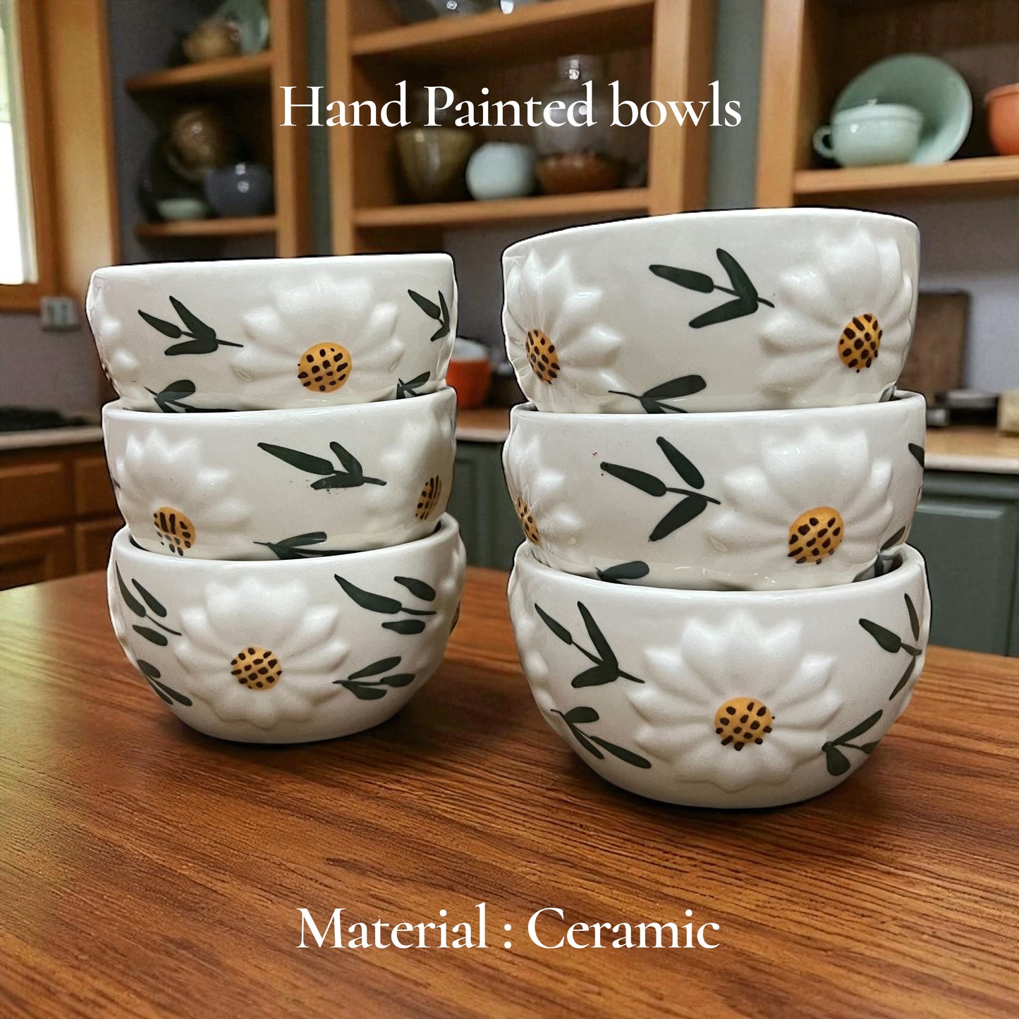 The Daisy Bowls (Set of 6)