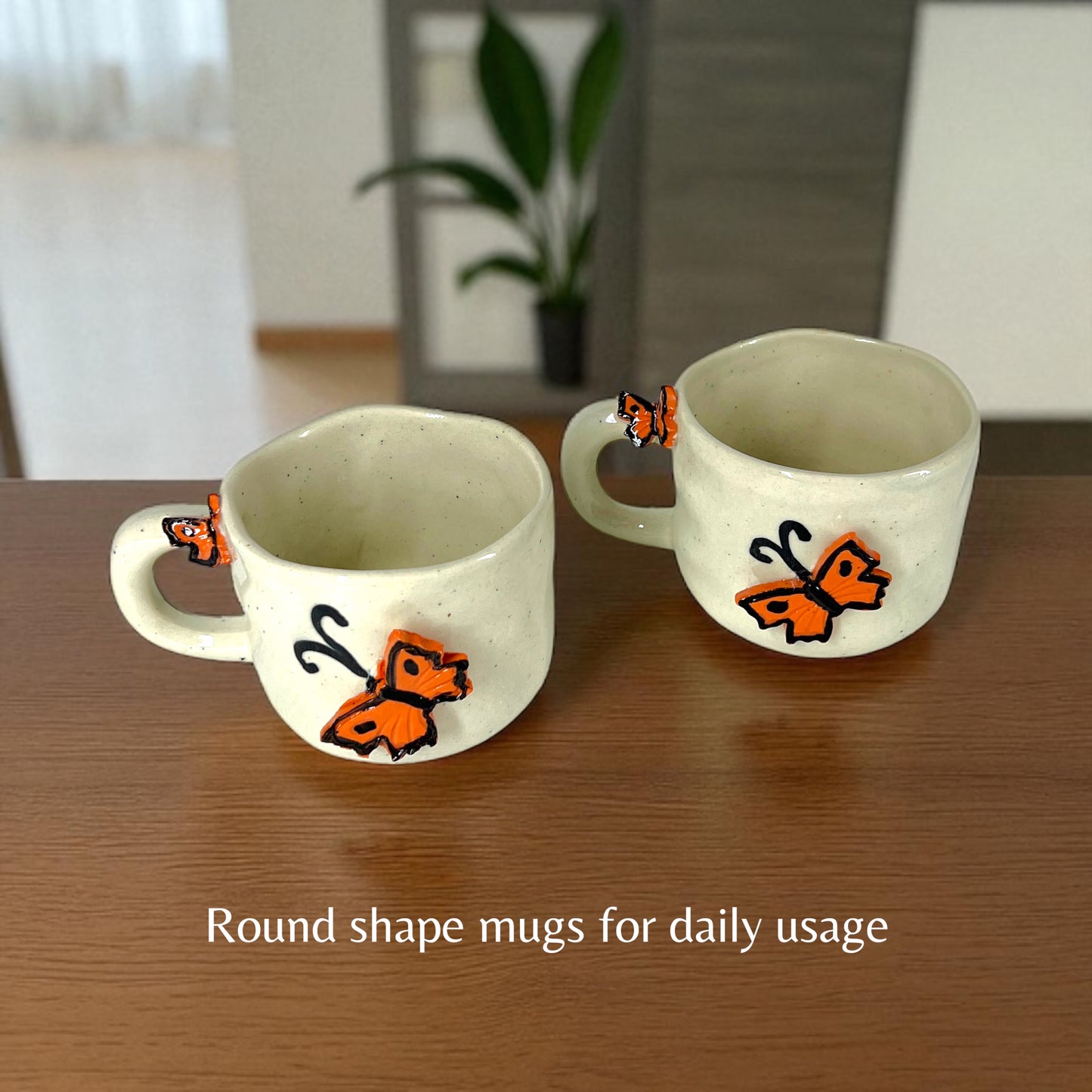 Butterfly Mug Set of 2
