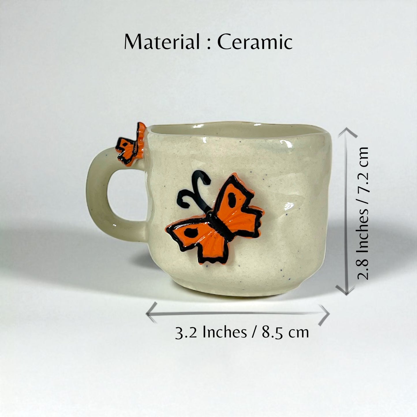 Butterfly Mug Set of 2
