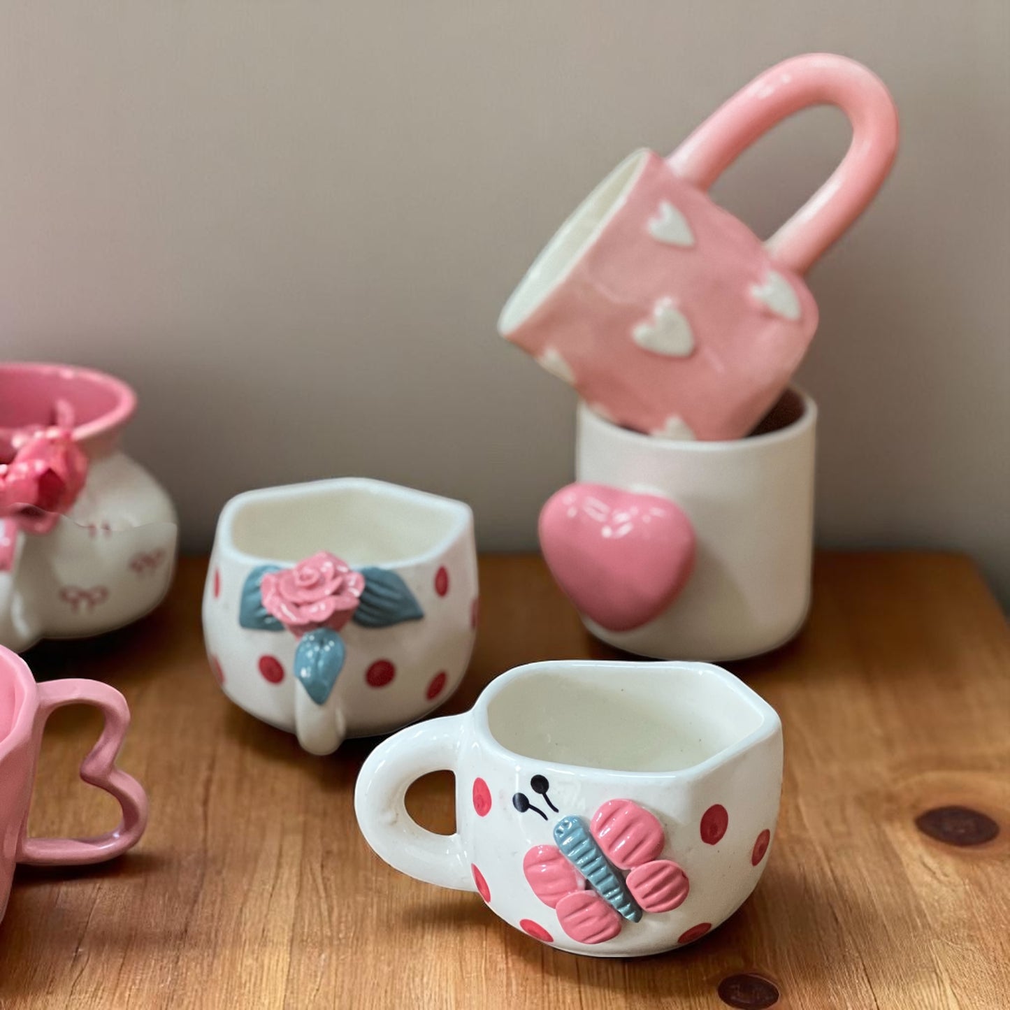 Shades of Pink Mugs ( Get 8 for price of 7)