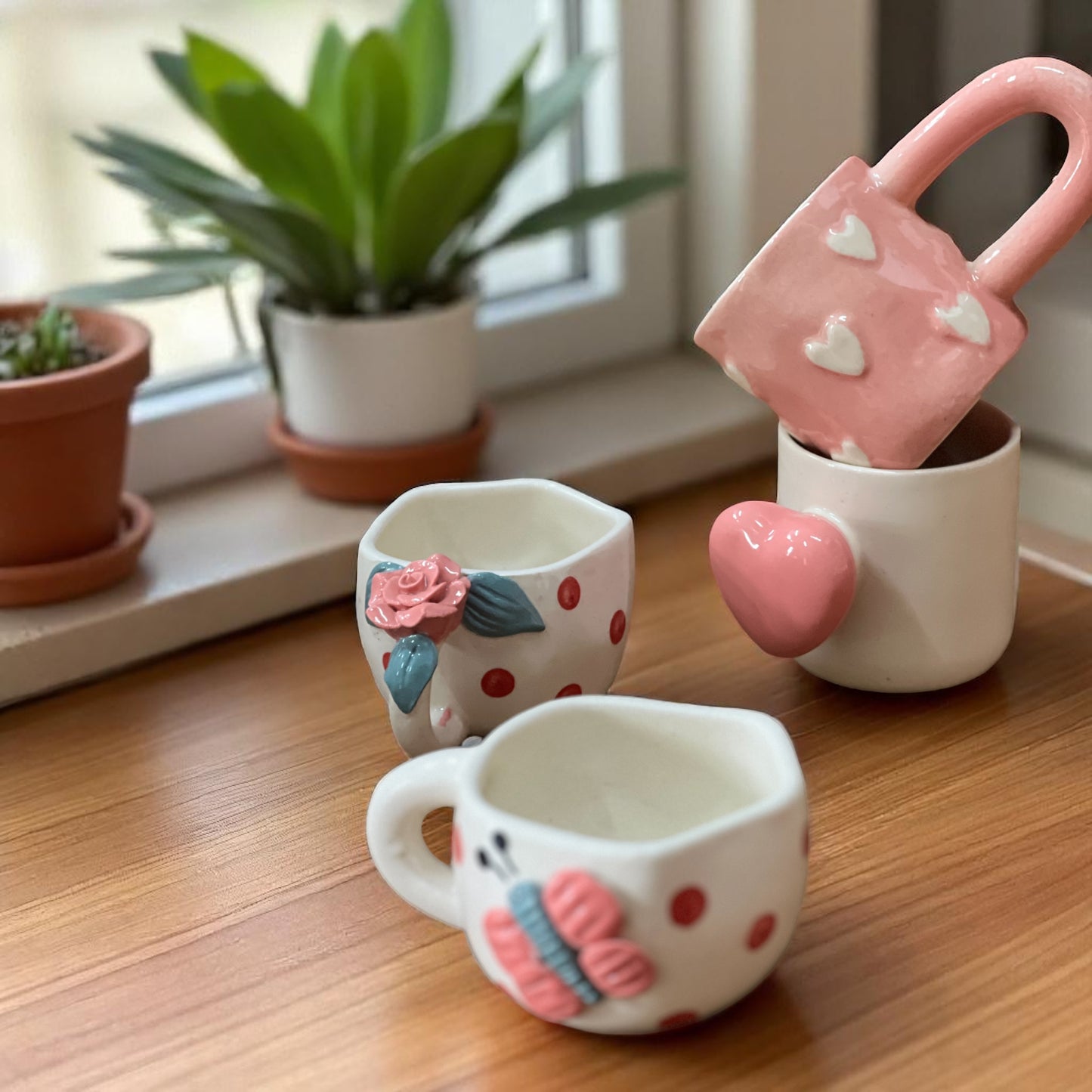 Shades of Pink Mugs ( Get 8 for price of 7)