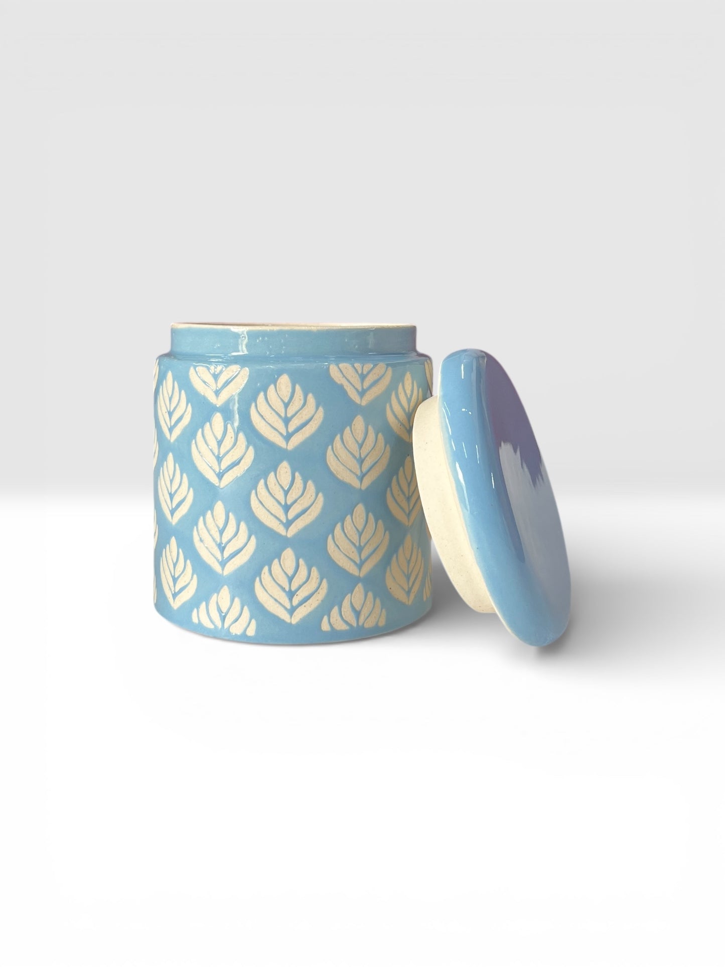 Blue Design Jars Pack of 2