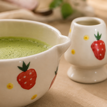 Berry Matcha Bowl Set