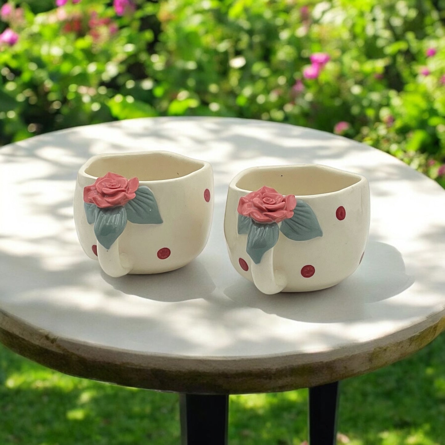 Rose given twice Set of 6