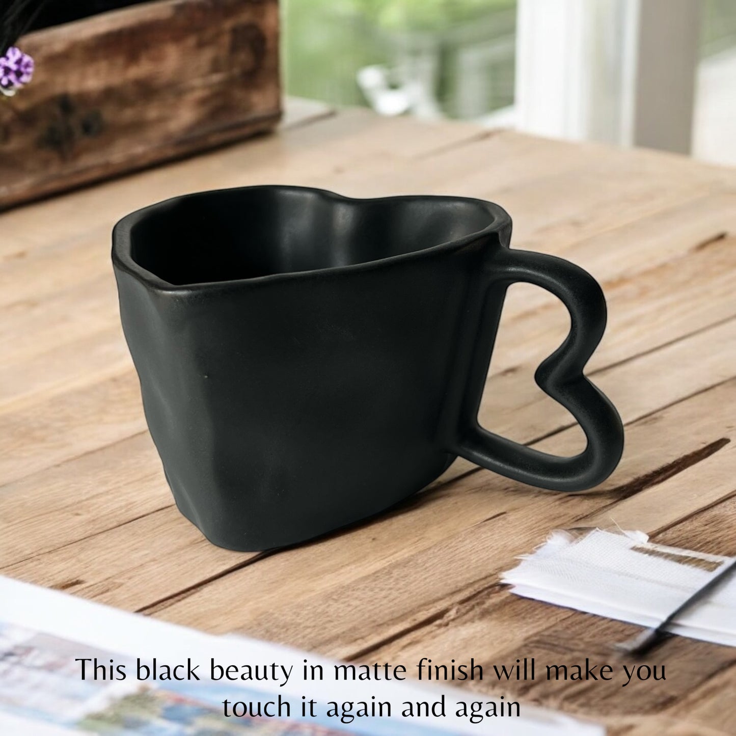 Black Hearts Coffee Mugs