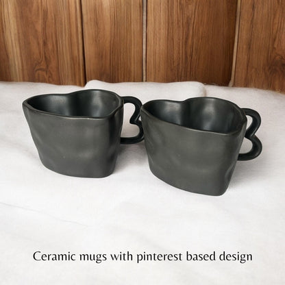 Black Hearts Coffee Mugs