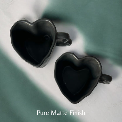 Black Hearts Coffee Mugs