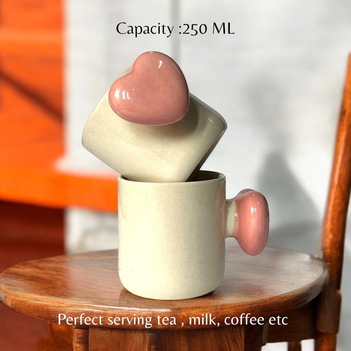 My Pink Heart In You Set of 6 Mugs