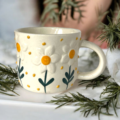 Two Big Sunflower Mugs