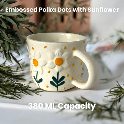 Two Big Sunflower Mugs