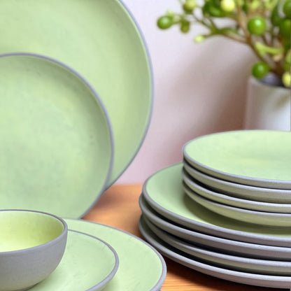 Earthy Lime Yellow Dinner set (18pcs)