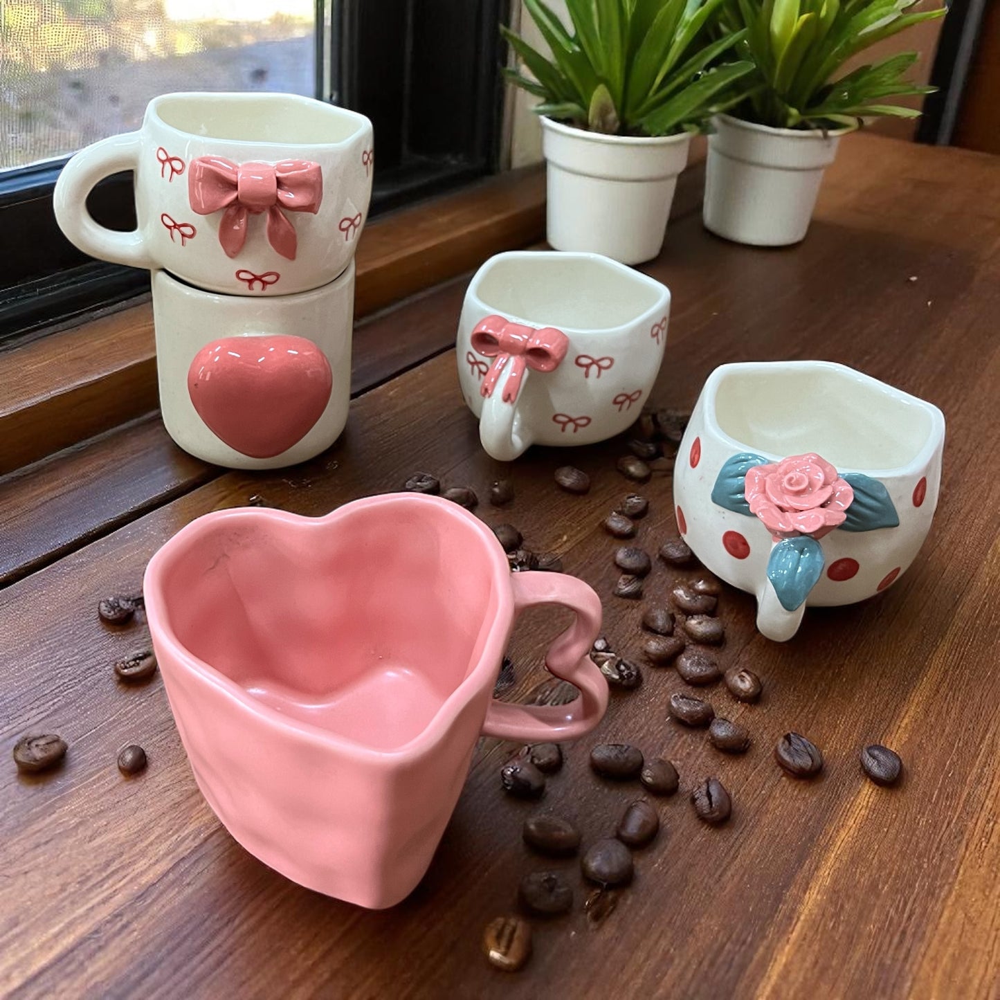 Shades of Pink Mugs ( Get 8 for price of 7)