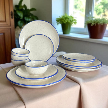 Marble White Dinner set (12 pcs)