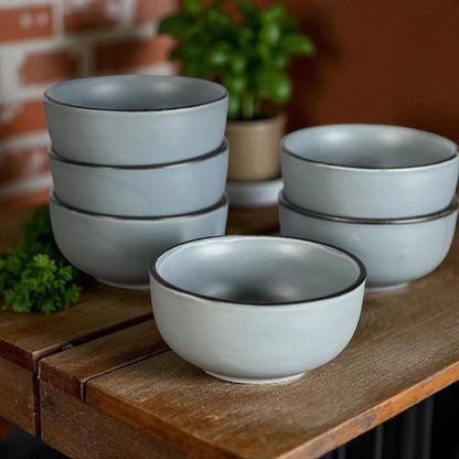 Great Grey Bowls Set of 6