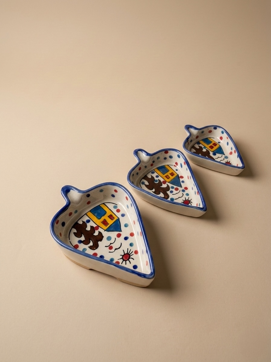 Hut Condiments and Snacks Trays (Set of 3)