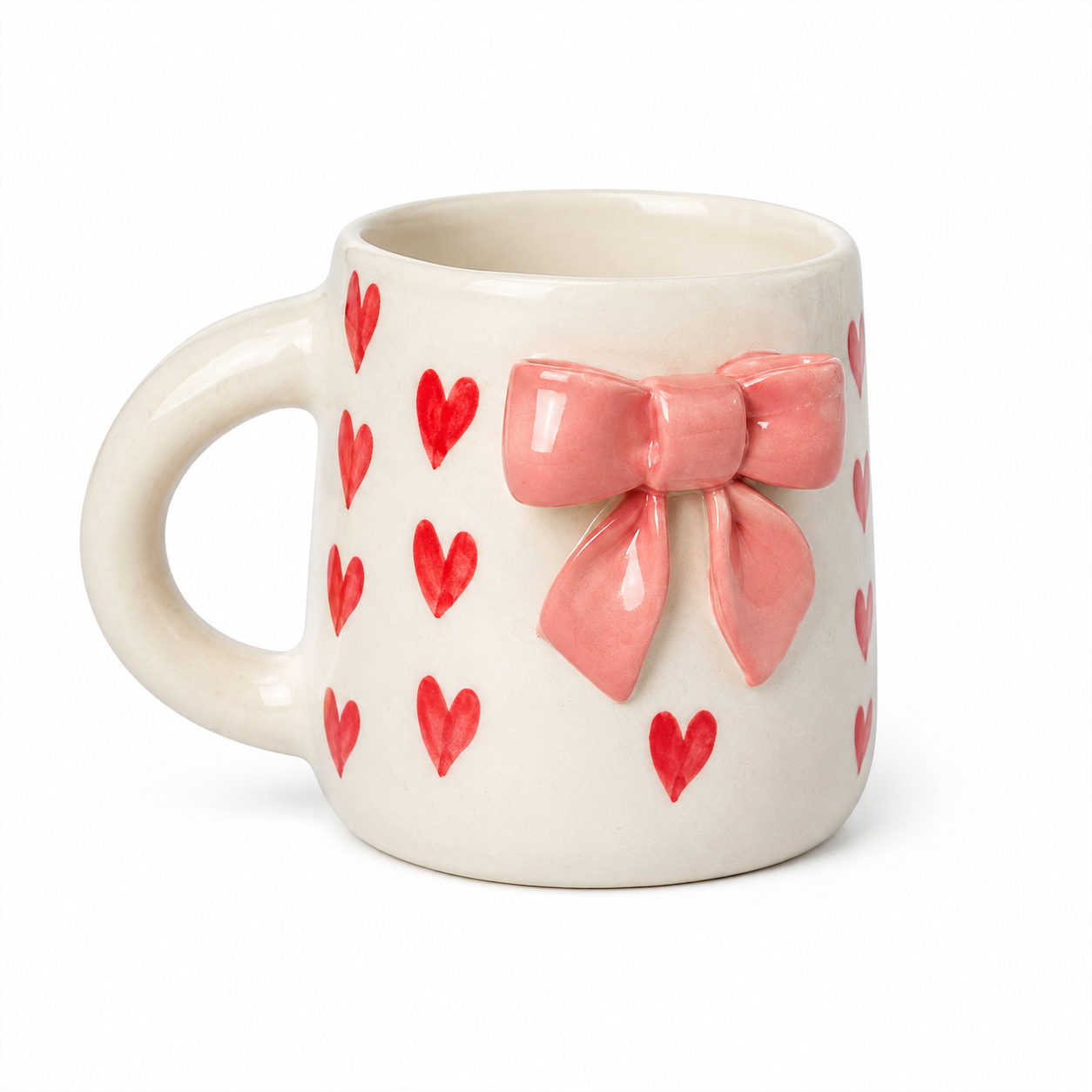Pink Bow Love Mug