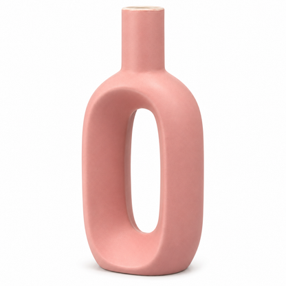 Hollow Pink Vase