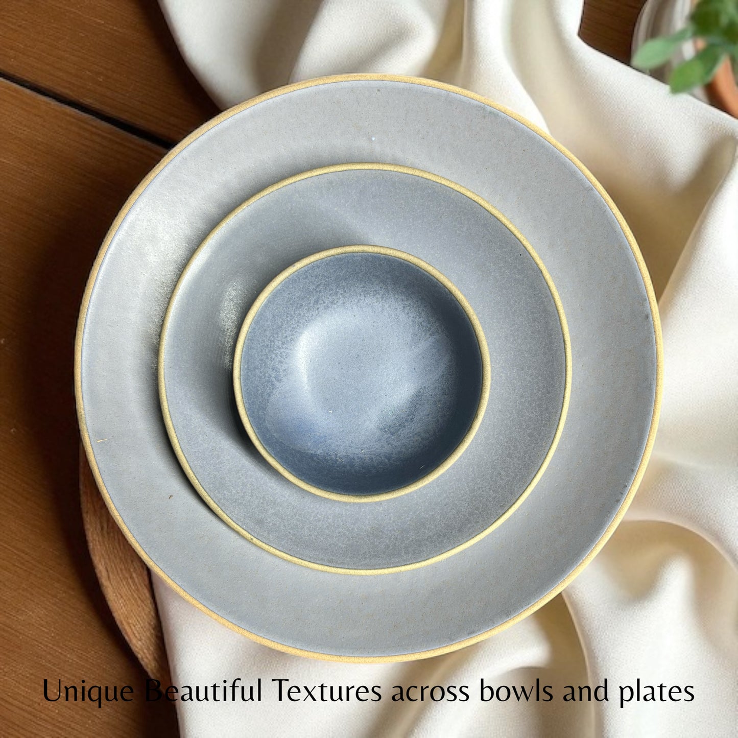 Earthy Blue Dinner set (18pcs)