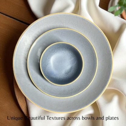 Earthy Blue Dinner set (18pcs)
