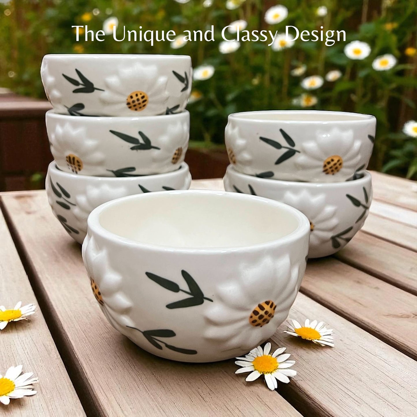 The Daisy Bowls (Set of 6)