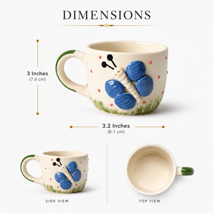 Blue Butterfly Mug