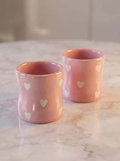Cupid’s Pink Coffee Mugs (Pack of 2)