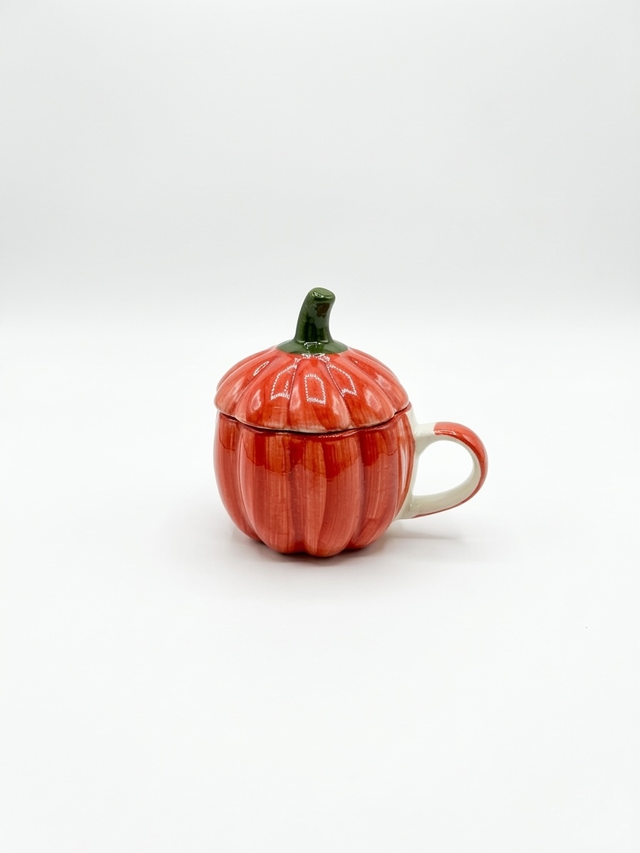 Red Pumpkin Pickle Jar