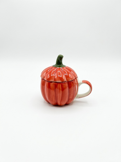Red Pumpkin Pickle Jar