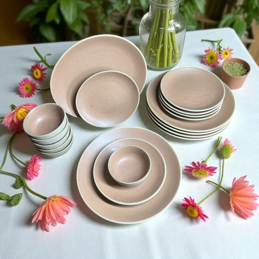 Earthy Brown Dinner set (18pcs)