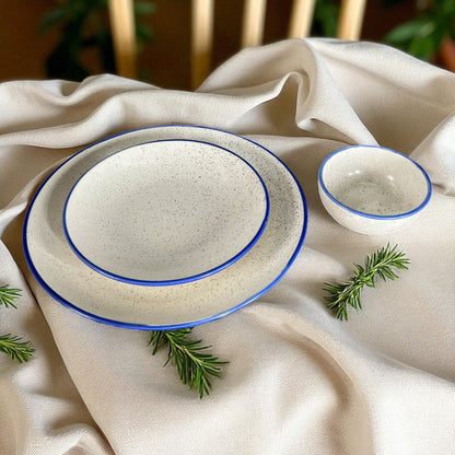 Marble White Dinner set (18pcs)