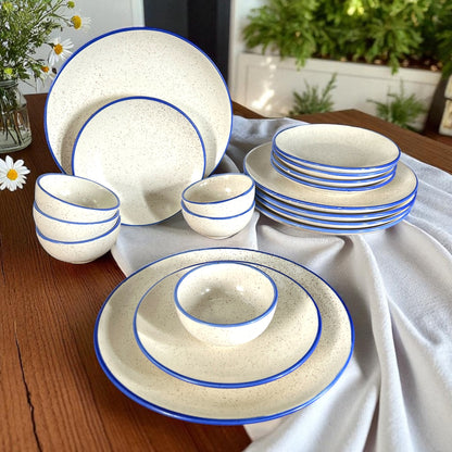 Marble White Dinner set (18pcs)