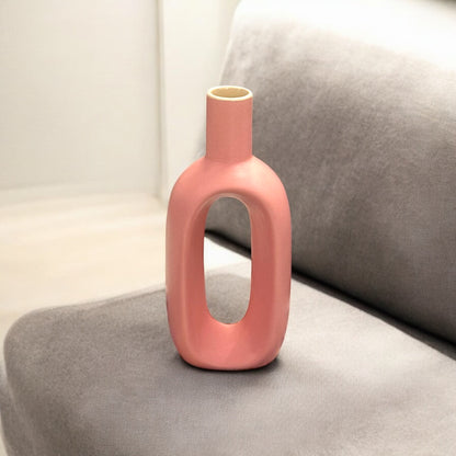 Hollow Pink Vase