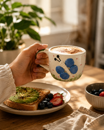 Blue Butterfly Mug