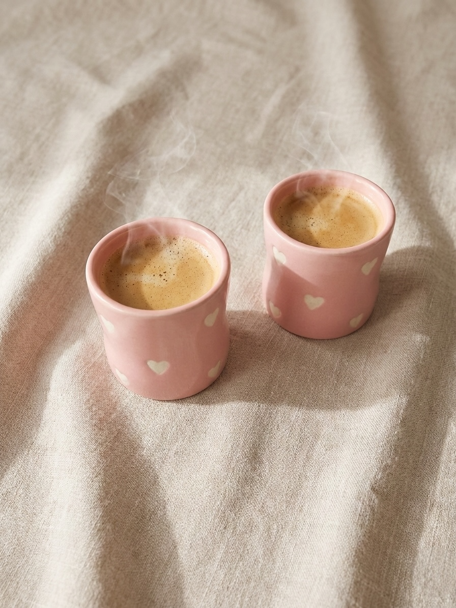 Cupid’s Pink Coffee Mugs (Pack of 2)