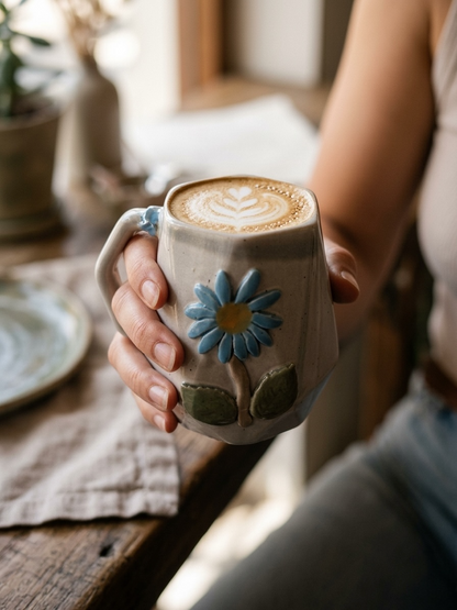 Blue Blossom Coffee Mug