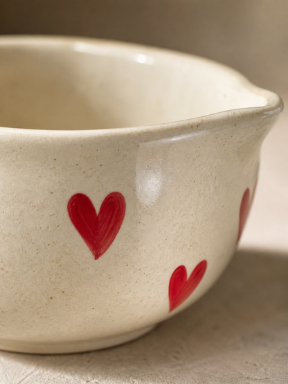 Hearts Matcha Bowl Set