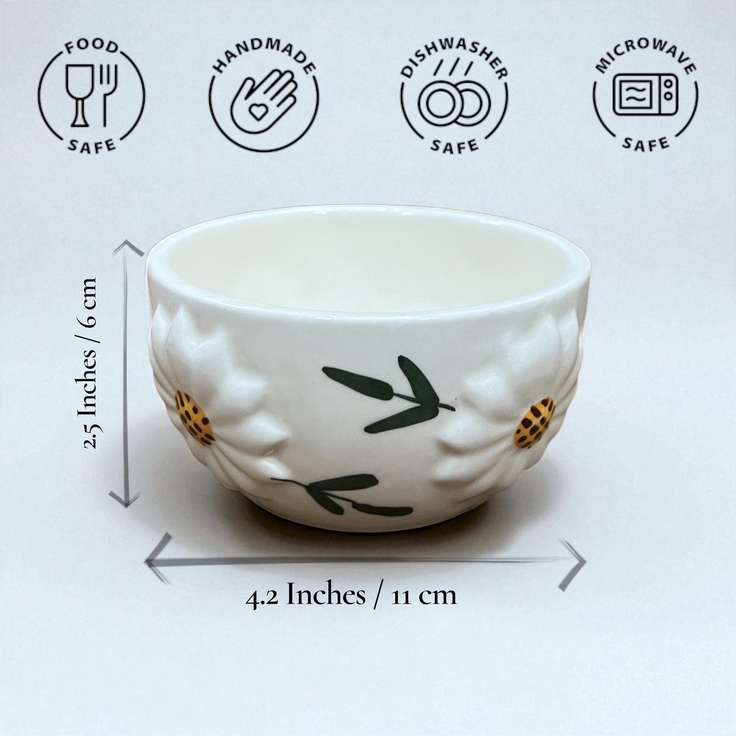 The Daisy Bowls (Set of 6)