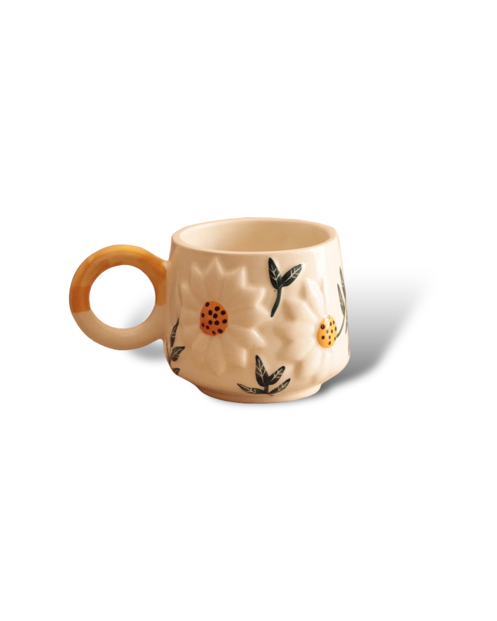 Daisy Flower Mug Set of 6