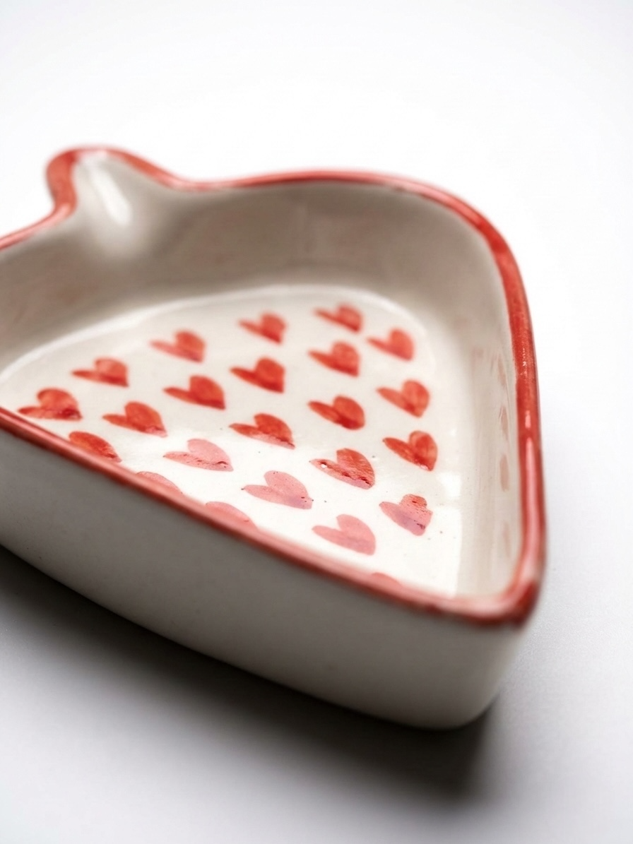 Hearts Condiments and Snacks Trays (Set of 3)