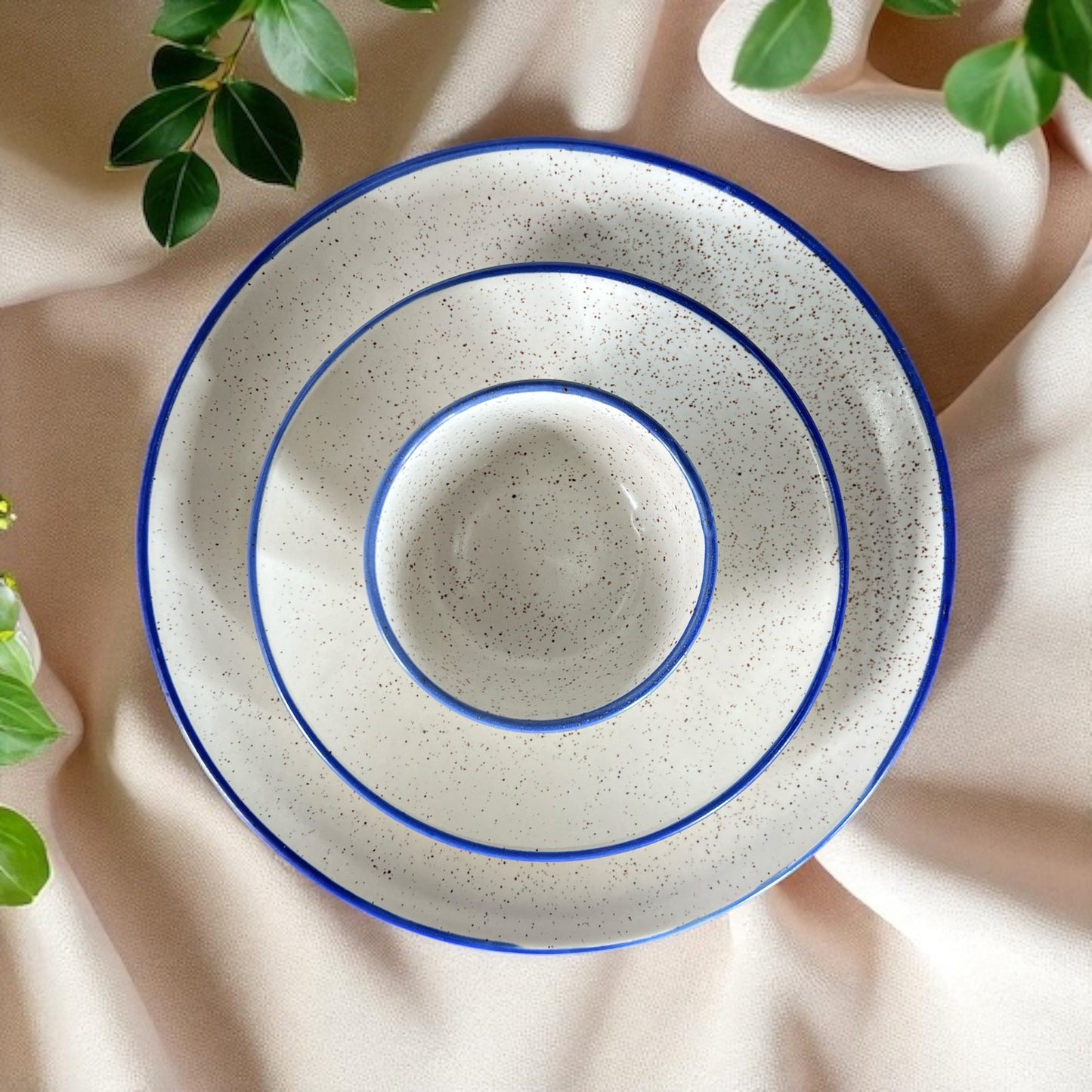 Marble White Dinner set (18pcs)