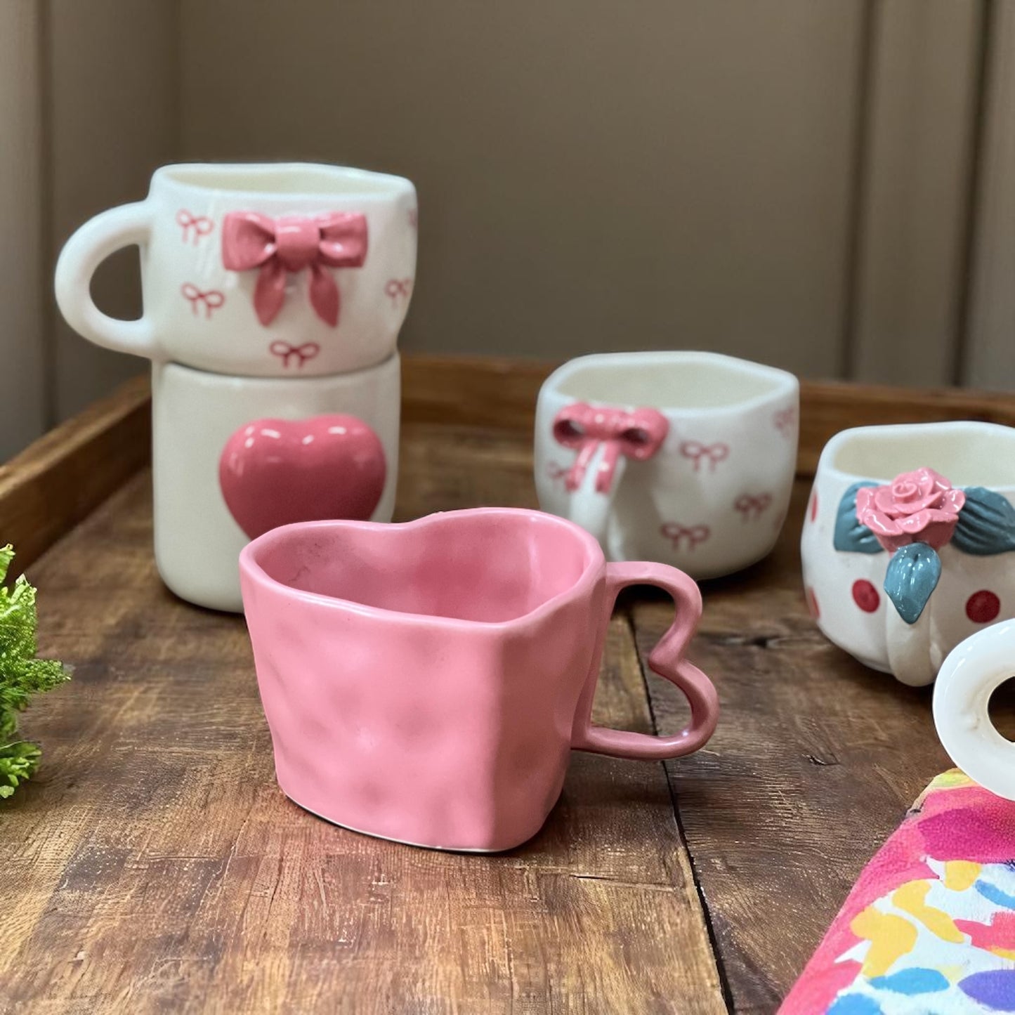 Shades of Pink Mugs ( Get 8 for price of 7)