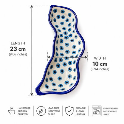 Blue Dot Artisan Tray