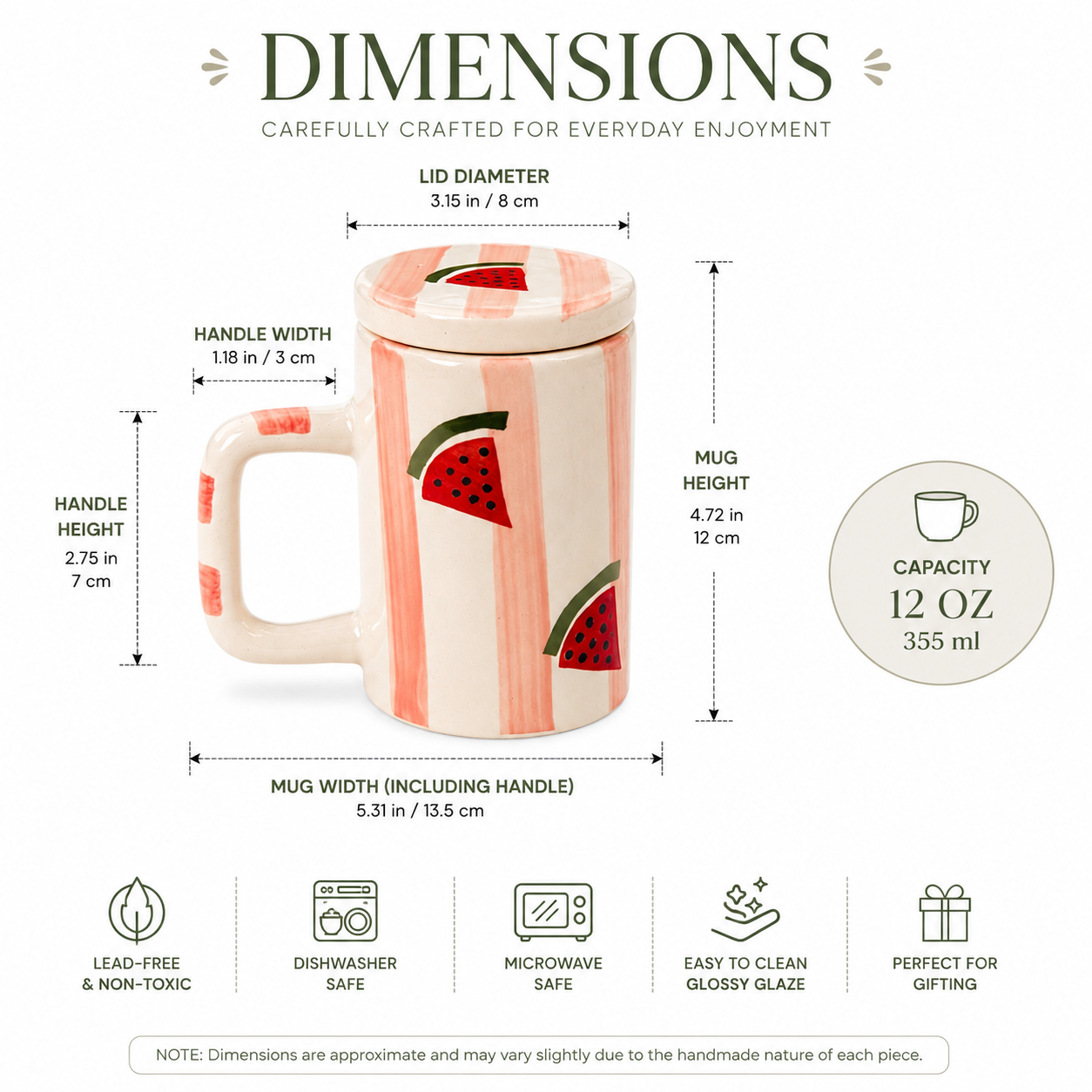 Melon Mood Mug With Lid
