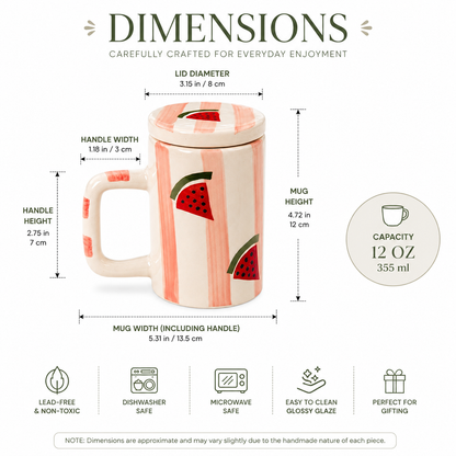 Melon Mood Mug With Lid
