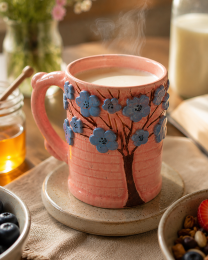 Pink Tree Mug